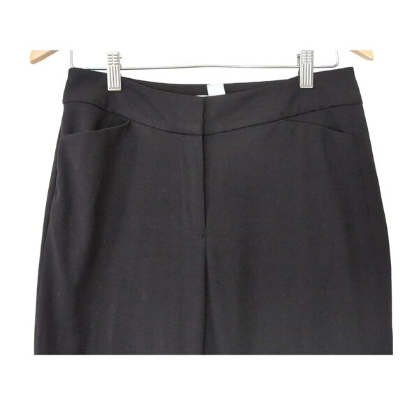 WHBM Trouser Pants Womens 4 Short Black Bootcut Stretch Pockets Career Capsule - Picture 3 of 10